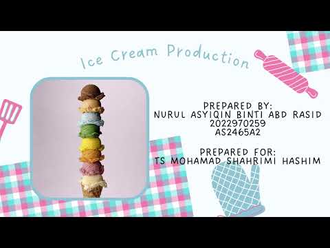 FST 548: Production of Ice Cream