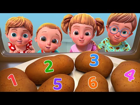 One Potato, Two Potatoes | Count Potatoes! + Many More Nursery Rhymes | Emma And Joey