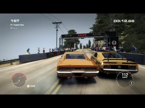GRID 2 Multiplayer Face Off: Tier 1 Upgraded Dodge Charger R/T vs. Ford Mustang Mach 1 in California
