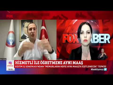 Genel Başkanımız Kadem Özbay, Fox Tv Ana Haberde memur maaş zamları ile ilgili değerlendirmelerde bulundu. 22 Haziran 2023 | EĞİTİM İŞ