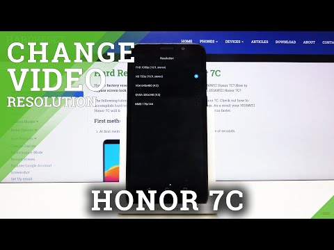 How to Adjust Video Resolution in Honor 7C – Locate Video Setting