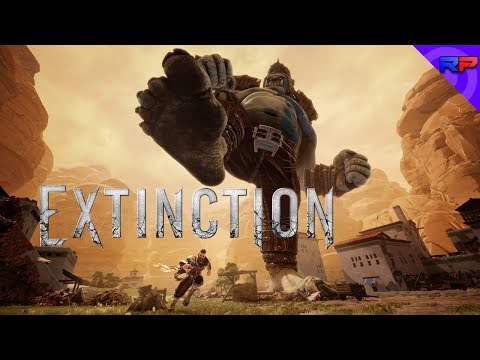Slaying Giant Orcs! - Extinction Let's Play Part 1 - RebusPlays