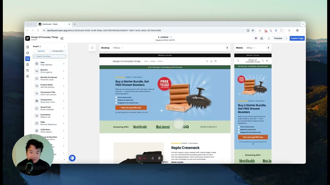 Replo Landing Page Builder Demo