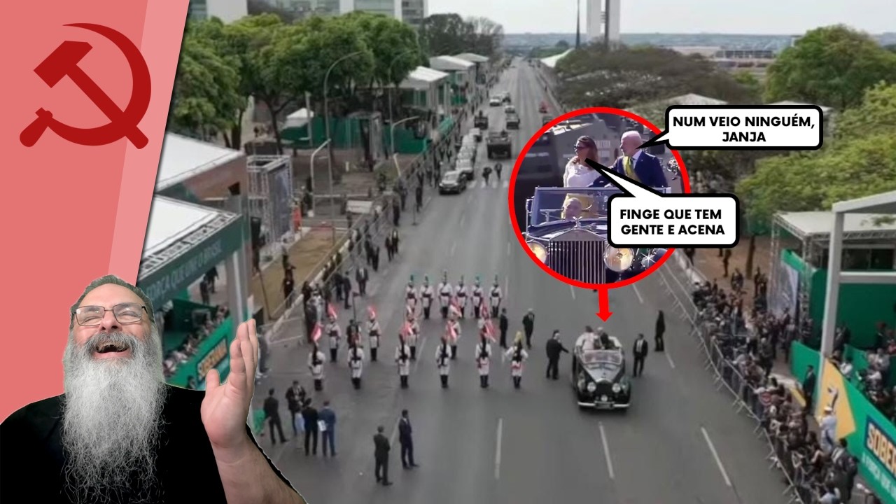 DESFILE do LULA FLOPOU COMPLETAMENTE em BRASÍLIA: PIOR que nas VERGONHAS ANTERIORES