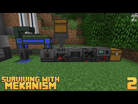 Surviving With Mekanism v9 :: Ep.2 - 3x Ore Processing Setup