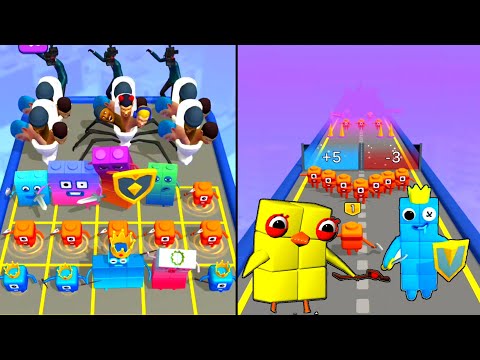 Merge Alphabet Dino Run Vs Merge Number Cube Run, Alphabet Lore, Merge Battle ⭐⭐⭐⭐⭐⭐ abcdef...uvwxyz