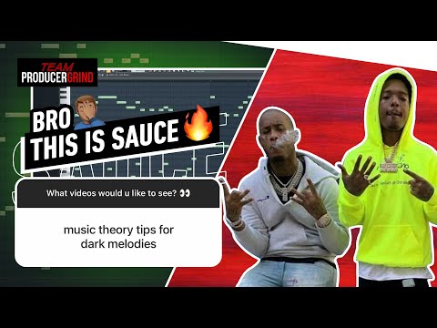 How To Use Basic Music Theory To Make Dark Melodies For 808 Mafia and Southside | Fl Studio Tutorial