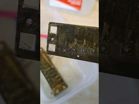 How to Clean & restore, salvage an old used harmonica with brass reed plates. Lee oskar. part 1