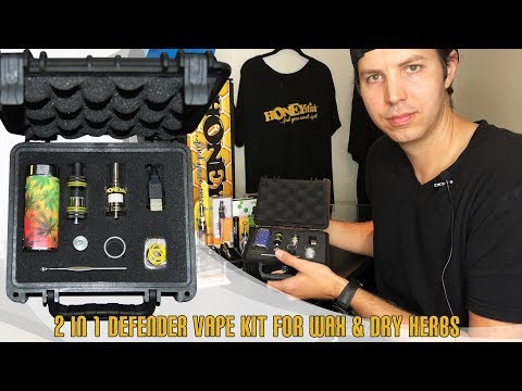 NEW HoneyStick 2-in-1 Defender Kit for Dry herb & Concentrates Vaporizer Unboxing How to Settings