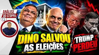 DINO SALVA AS ELEIÇÕES ENQUANTO CAMPANHA DO FLÁVIO DESABA E TRUMP CHORA - NÃO VAI TER GOLPE!