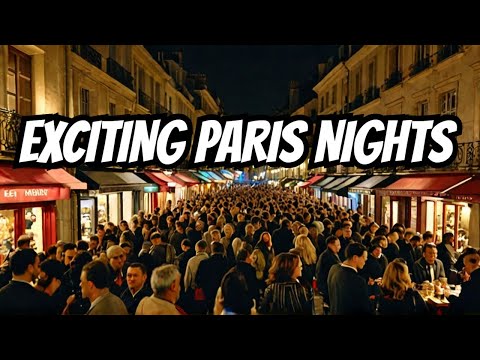Montmartre PARIS, France : Excited Nighlife of Paris 2024 Magical Spot Night Walking Tour 4K 🇫🇷🗼❤️✨