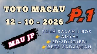 prediksi toto macau 13.00 senin 12 Oktober 2026