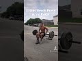 315lbs Bench Press with NO RACK