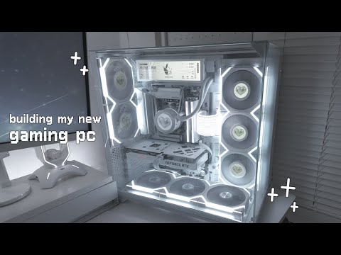 화이트 게이밍 PC 셀프 조립🔧 |  9700X, RTX 4060 | 리안리 | 조립컴 분해부터 조립까지의 과정🤍
