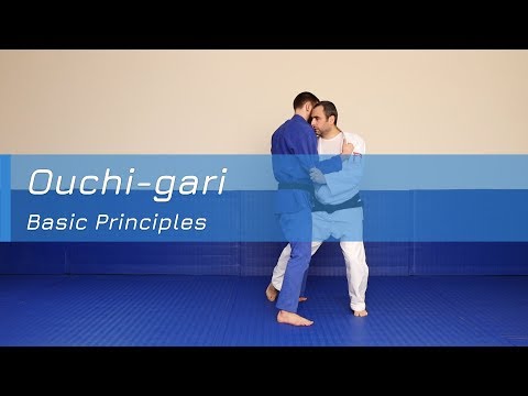Ouchi-gari - Basic principles — judo technique demonstration