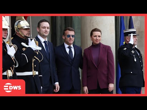 BREAKING: Macron Welcomes Danish & Greenland PMs at Élysée Palace in Paris | AC1Z