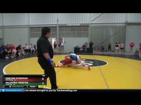 145 Lbs Round 5 (6 Team) - Ashlynn Eckerman, Wisconsin Vs Mackenna Webster, Michigan 520c