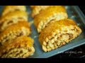 Nazook (Walnut Rolled Sweet) Pastry Recipe