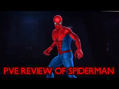 Spider man PvE review - Part 1/ New uniform Back to the Basics PvE review / Marvel Future Fight