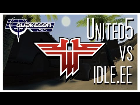 QuakeCon 05 Enemy Territory LB Finals - United5 vs idle.ee (iTG commentary) Map 3/4 Oasis