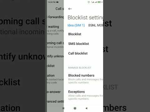 How to block All calls from strangers in Redmi MIUI 12.5 Version by Xiaomi Blocklist settings Redmi
