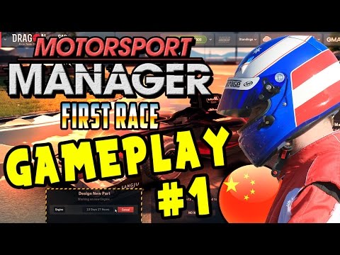 Motorsport Manager PC Career Gameplay: Introduction and First Race! - S1 Part 1