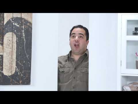 Avington Two Door Wall Bathroom Cabinet with Cubbies Video 1