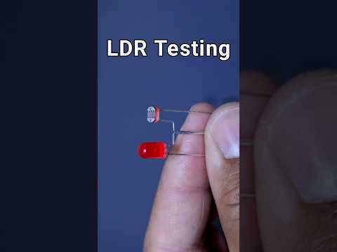 How to test LDR | Light Dependent Resistor