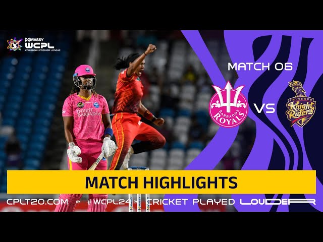 Highlights | Barbados Royals Women vs Trinbago Knight Riders Women | WCPL 2024 Highlights | Barbados Royals Women vs Trinbago Knight Riders Women | WCPL 2024