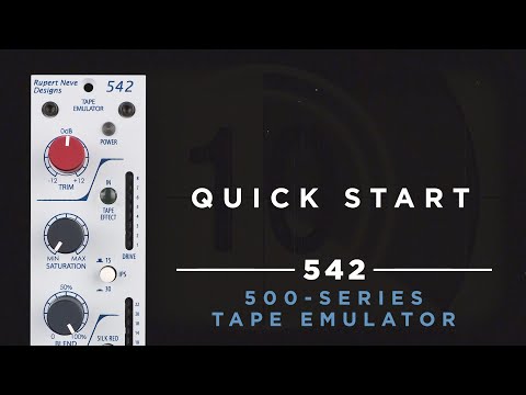 Quick Start: 542 500-Series Tape Emulator