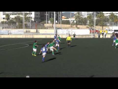 VILA OLIMPICA CLUB ESPORTIU D   BADIA B ALEVINES 28 10 2012 Película 1