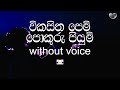 Vikasitha Pem Karaoke (without voice) විකසිත පෙම් | Sinhala Music Tracks