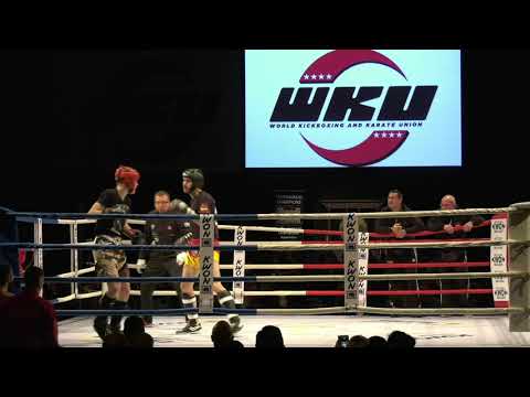 WKUWorld WM 2019 - WKU WBC Fight Night Team Kick Light male Austria vs Germany
