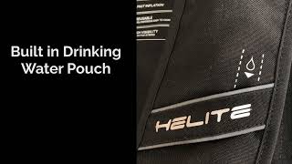 Helite Airbag Backpack. Combines A Motorcycle Airbag Vest With A Usable Backpack.