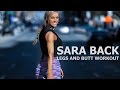 Sara Back IFBB Bikini Pro From Finland Legs And Butt Workout
