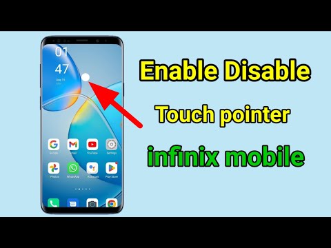 How to Enable ro Disable Touch pointer infinix hot 12 paly mobile #mtmuraliday