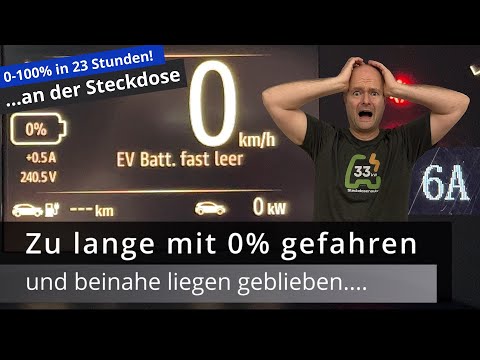 Dacia Spring - Auf 0% runter und 23h Ladung!