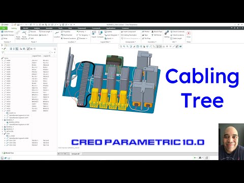 Creo Parametric 10.0 - Cabling Tree