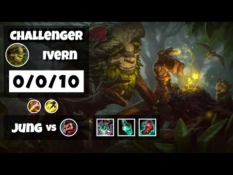 Ivern vs Graves NA Challenger JUNGLE (0/0/10) - v11.13