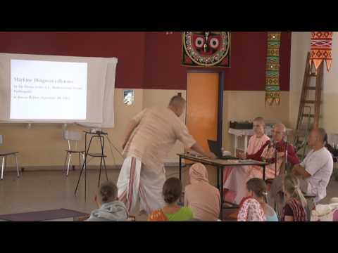 HH Janananda Goswami - seminar Markine Bhagavata Dharma, 05.07.2016, CZ translation