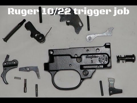 Ruger 10/22 DIY trigger job..... Reduce pull weight from 6lbs to 2.5lbs