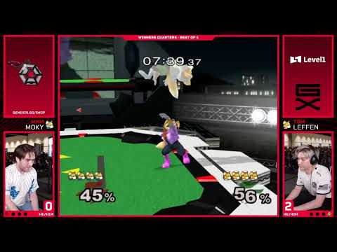 moky vs Leffen - Winners Quarter-Final - GENESIS X | Fox vs Fox