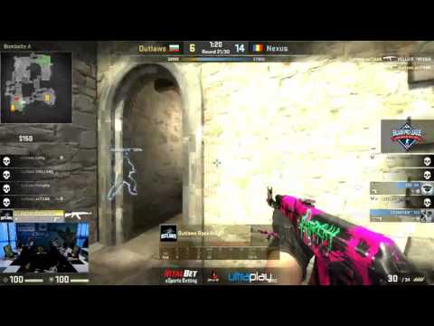 Outlaws.GG Rock1nG 1vs2 clutch on Cobblestone #CSGO #Stream #HLTV #eSports