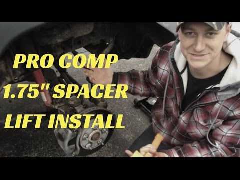 Pro Comp 1.75" Spacer Lift Install