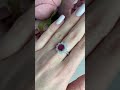 Серебряное кольцо с рубином 2.83ct