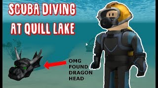 Roblox Scuba Diving At Quill Lake Legendary Guitar - 