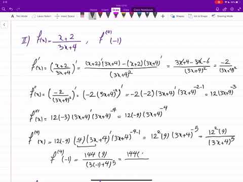 Labtube-(Introductory Calculus)-Examples of Higher Derivatives