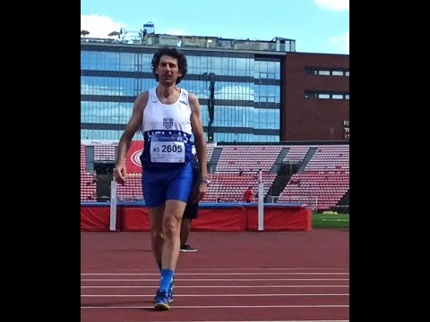 World masters athletics Tampere, July 2022 - M45, high jump: 6th/13, 1.70m. Music: Timo Tolkki
