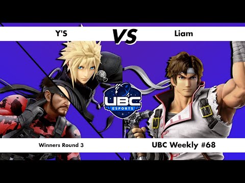 UBC Weekly #68 Winners Round 3 - Y'S (Cloud, Snake) Vs Liam (Richter) - SSBU