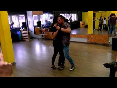 Kati & Patryk - kizomba demo - warm up b4 workshop - 21.11.2015